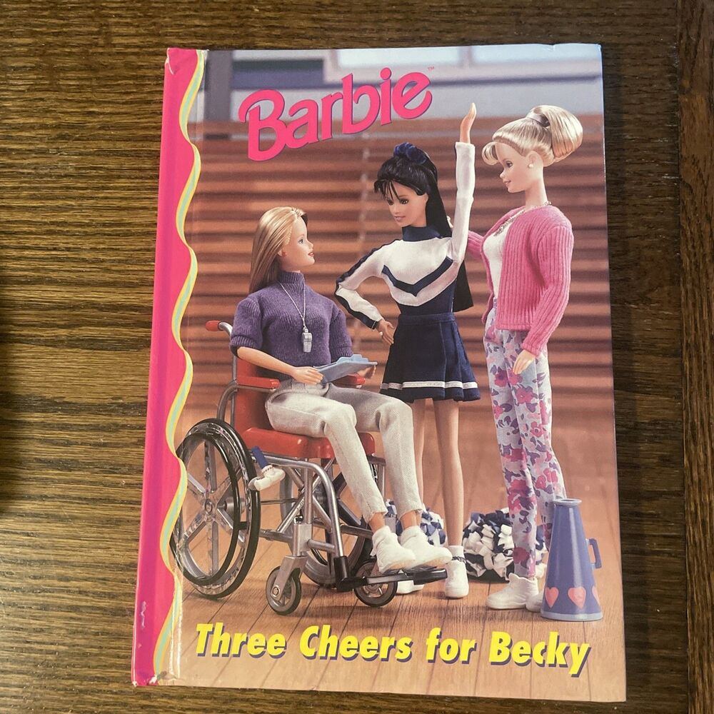 Vintage 90’s Barbie & Friends Book Hardcover Grolier Book Club Handicapped